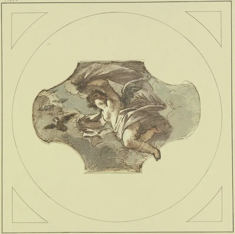 Szybujący geniusz, Pietro da Cortona