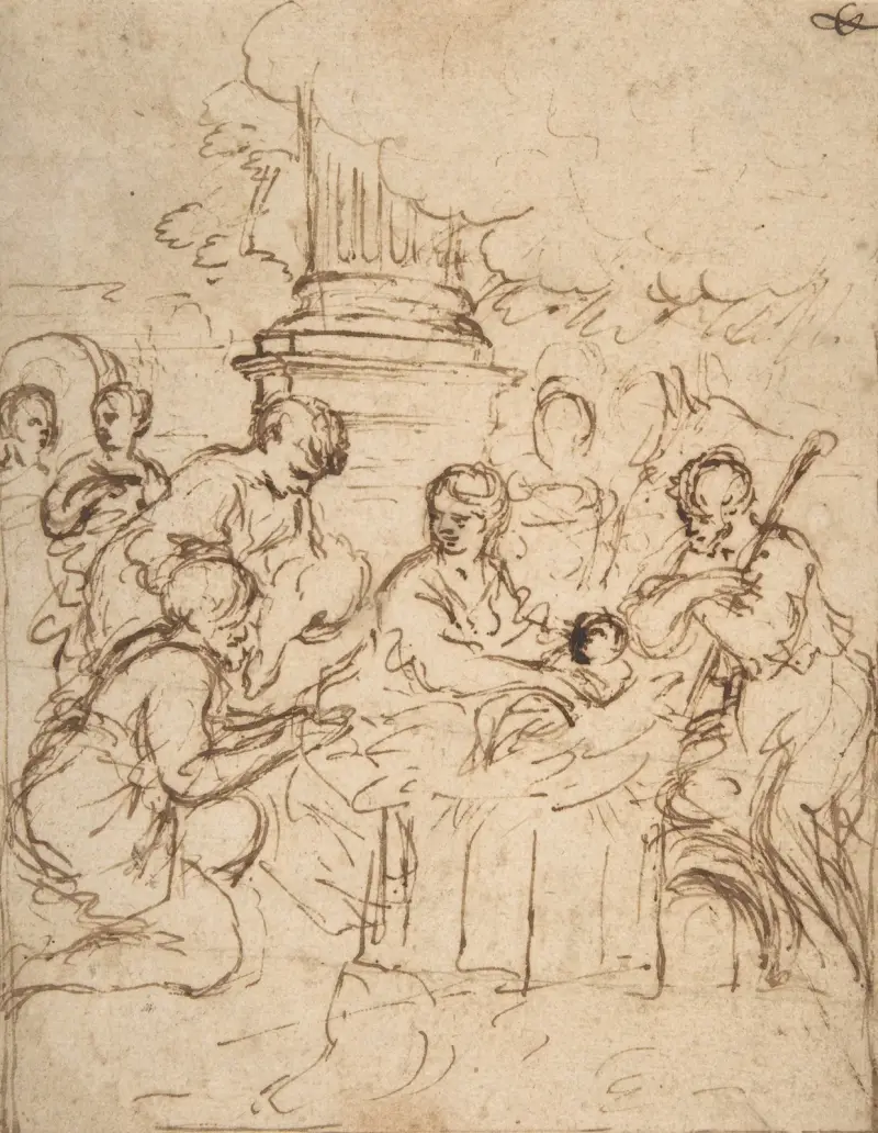 Herdarnas tillbedjan av Pietro da Cortona
