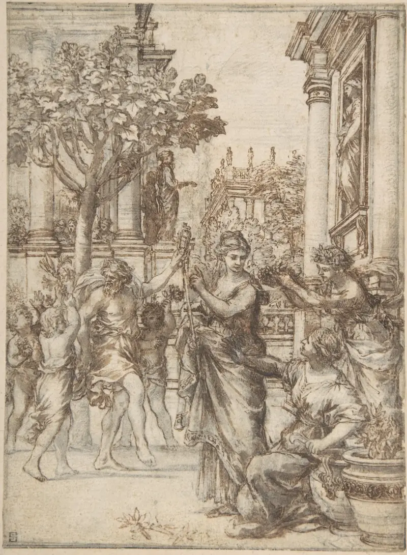 Naturens triumf över konsten av Pietro da Cortona