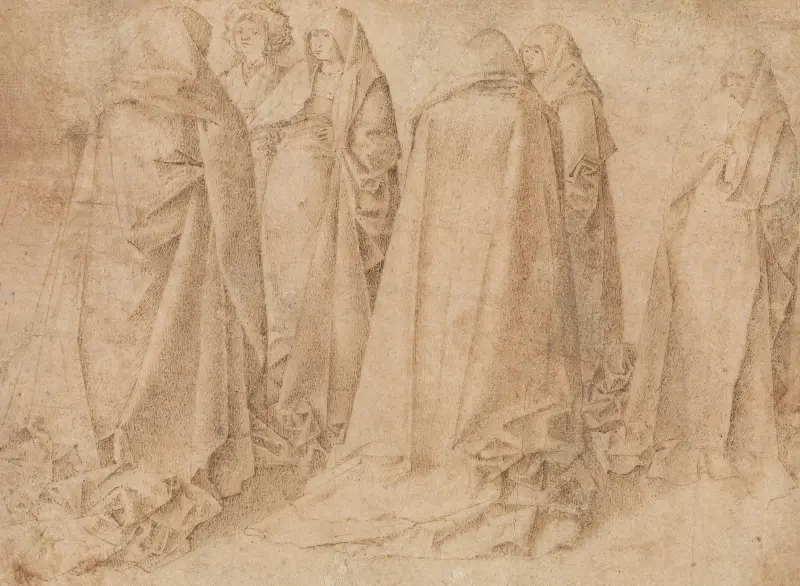 Group of Draped Figures av Antonello da Messina