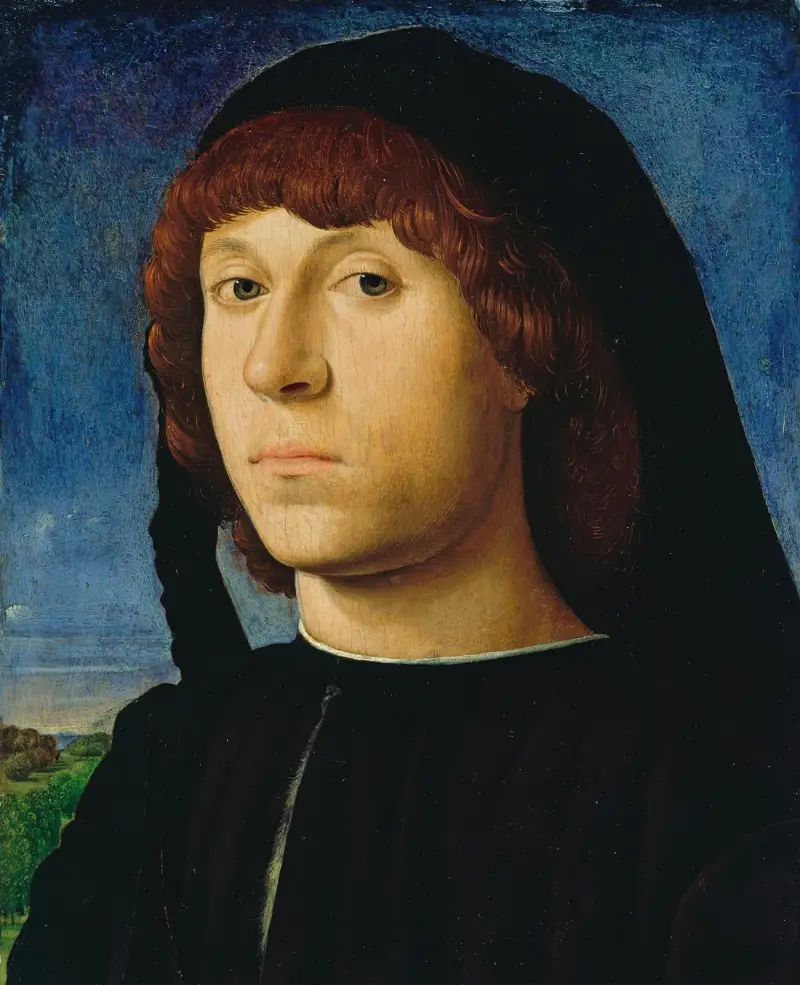 Portrait of a Man av Antonello da Messina