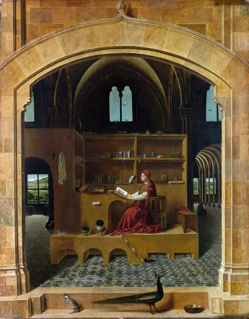St. Jerome in His Study av Antonello da Messina