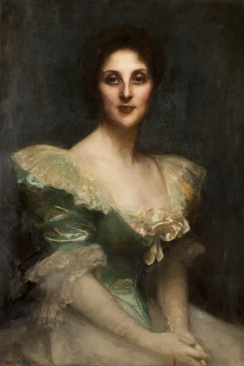Portrait de Fanny Thérèse Reinach av Pascal-Adolphe-Jean Dagnan-Bouveret