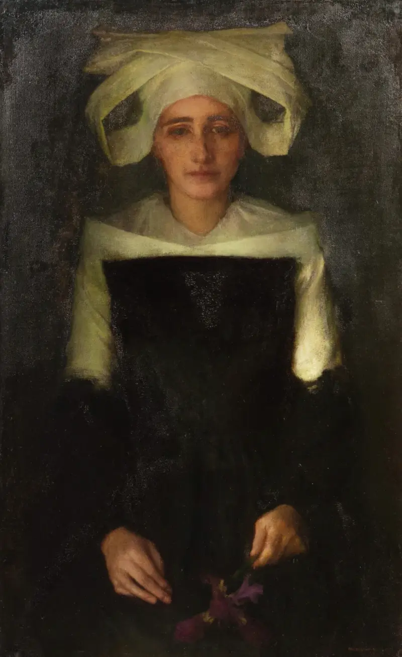 Recueillement (Contemplation) av Pascal-Adolphe-Jean Dagnan-Bouveret