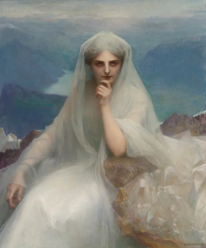 Sur Les Cimes (On The Summit) av Pascal-Adolphe-Jean Dagnan-Bouveret