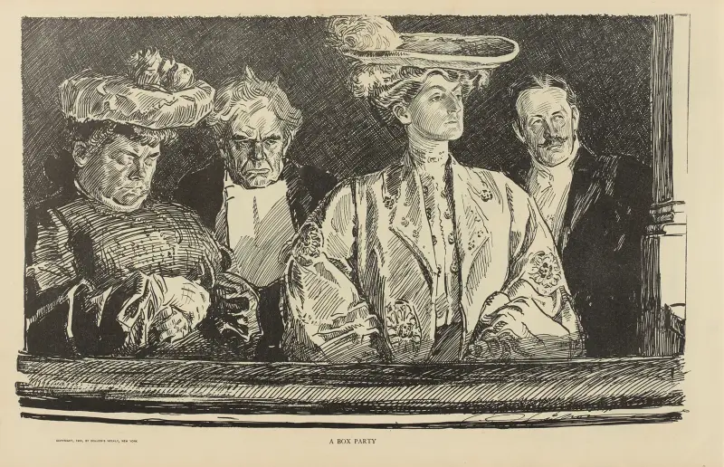 Boxfest, Charles Dana Gibson