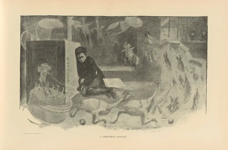A christmas fantasy av Charles Dana Gibson