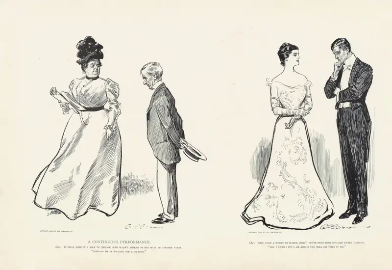 En ständig föreställning av Charles Dana Gibson
