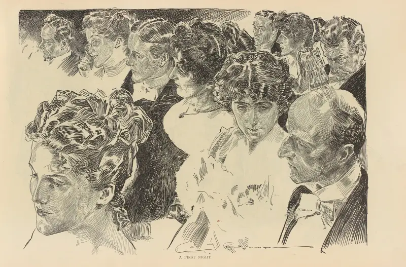 En första natt av Charles Dana Gibson