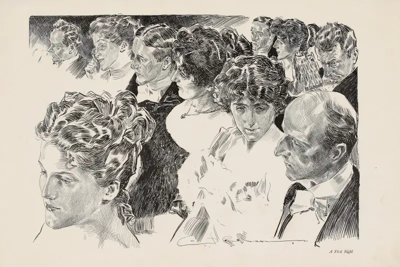 En första natt av Charles Dana Gibson