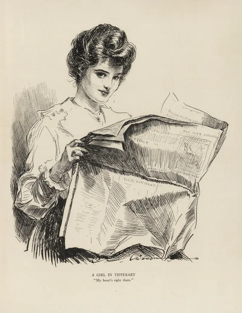 En flicka i Tipperary av Charles Dana Gibson