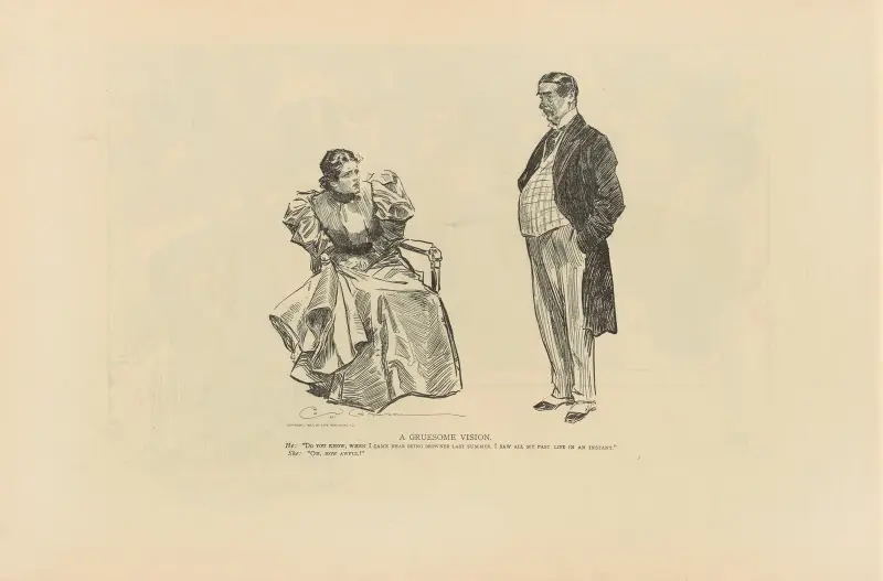 Eine grausige Vision von Charles Dana Gibson