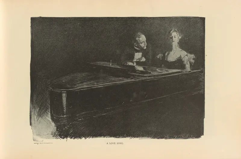 A love song. av Charles Dana Gibson