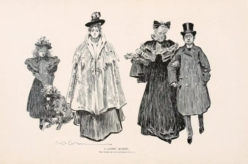 Ein Liebesstreit von Charles Dana Gibson