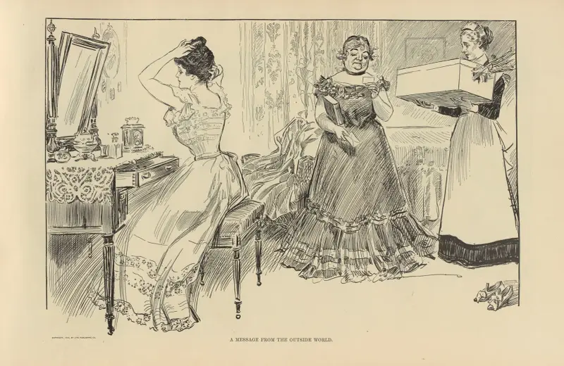 Ett meddelande från omvärlden av Charles Dana Gibson