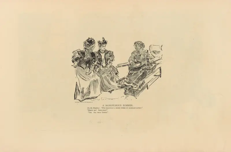 Ein monotoner Sommer von Charles Dana Gibson