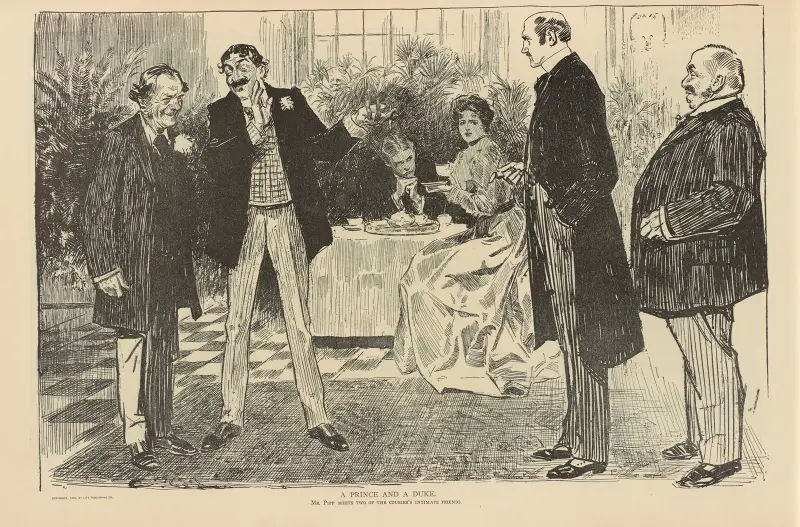 A prince and a duke av Charles Dana Gibson