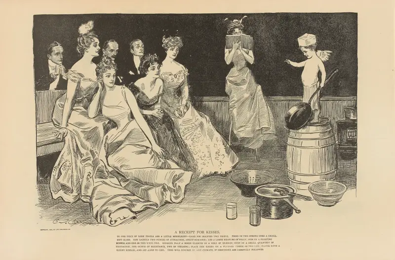 Ett kvitto för kyssar av Charles Dana Gibson