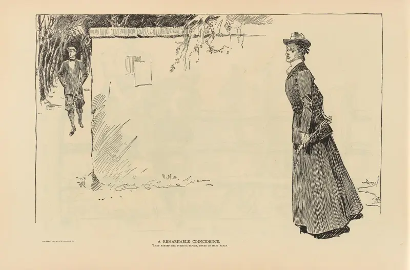 Ett märkligt sammanträffande av Charles Dana Gibson
