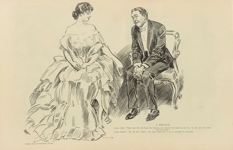 Rozhodnutí, Charles Dana Gibson