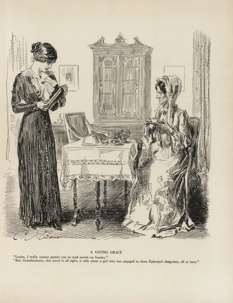 A Saving Grace von Charles Dana Gibson