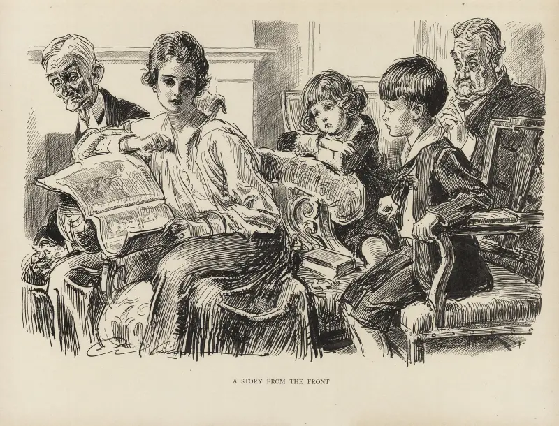 En berättelse från fronten av Charles Dana Gibson
