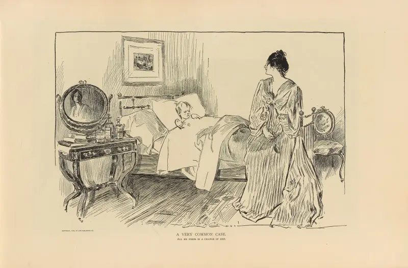 Ett mycket vanligt fall av Charles Dana Gibson