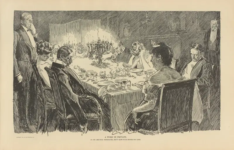 Ein Wort im Vertrauen von Charles Dana Gibson