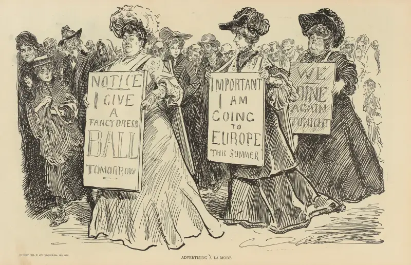 Reklama po modzie, Charles Dana Gibson