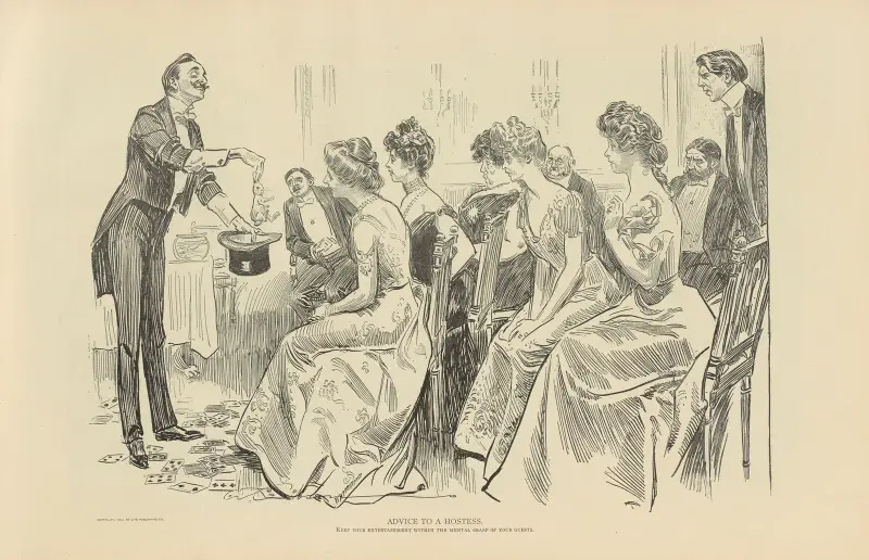 Advice to a hostess av Charles Dana Gibson