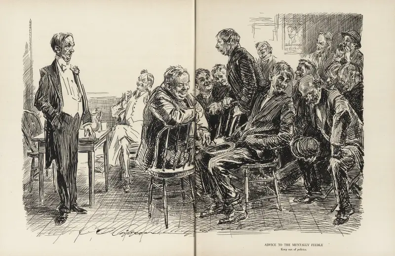 Råd till de svaga – håll dig borta från politiken av Charles Dana Gibson