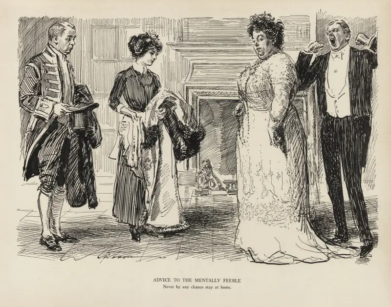 Ratschläge an die geistig Schwachen – Bleib ja nicht zu Hause von Charles Dana Gibson