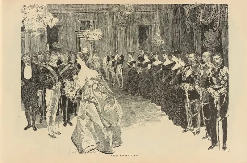 Nach der Vorstellung, 1893 – Nr. 1 von Charles Dana Gibson