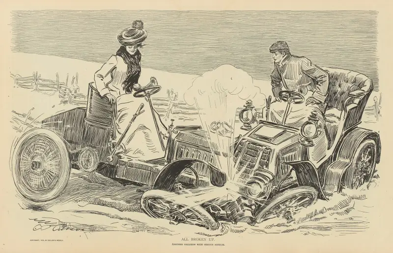 Alles zerbrochen von Charles Dana Gibson