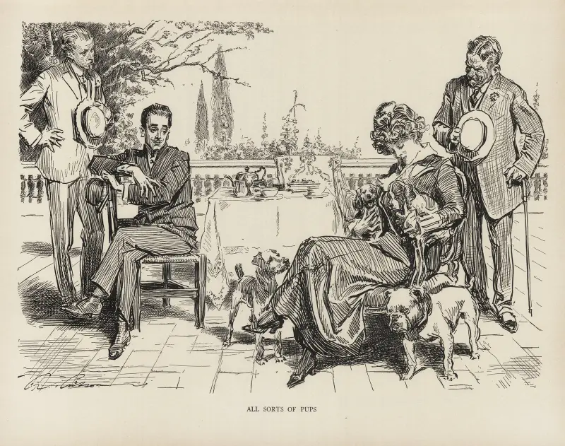 Alla sorters valpar av Charles Dana Gibson