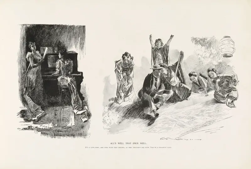 Allt går bra som slutar bra av Charles Dana Gibson