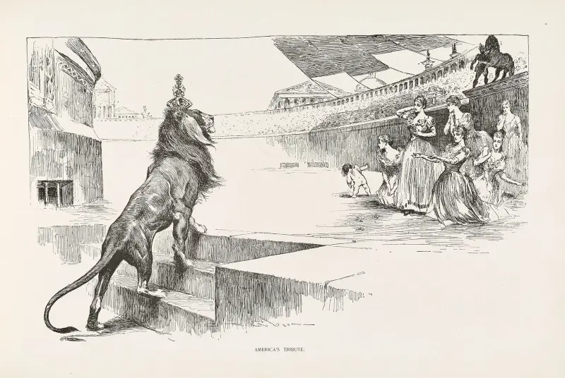 Amerikas hyllning av Charles Dana Gibson