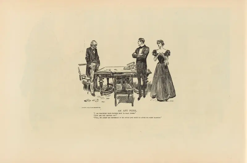 An apt pupil av Charles Dana Gibson