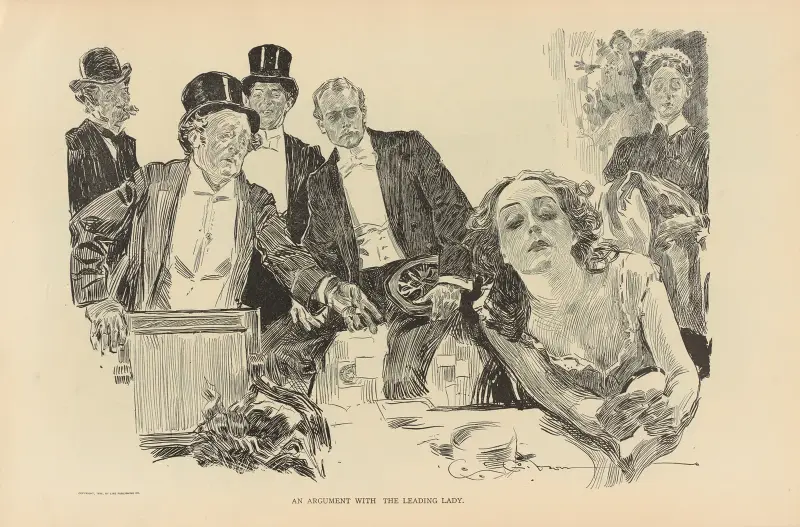 Ett gräl med primadonnan av Charles Dana Gibson