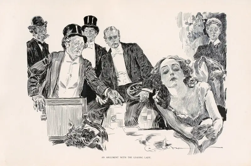 Ett gräl med primadonnan av Charles Dana Gibson