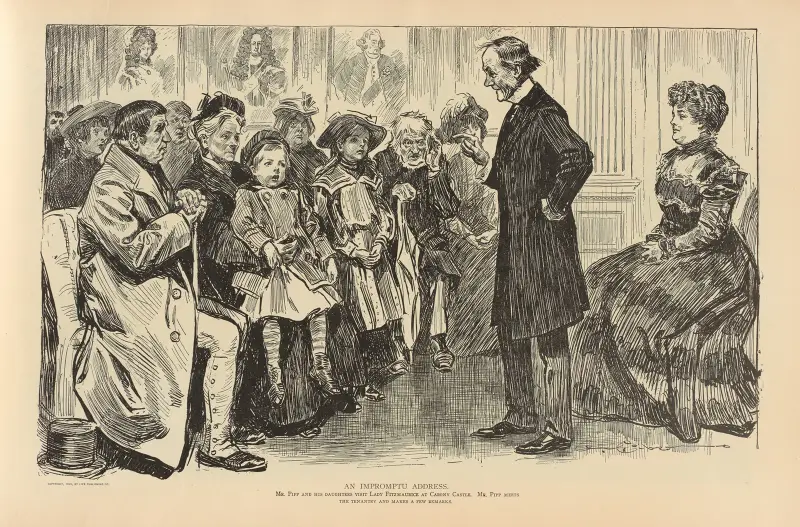 Eine improvisierte Ansprache von Charles Dana Gibson