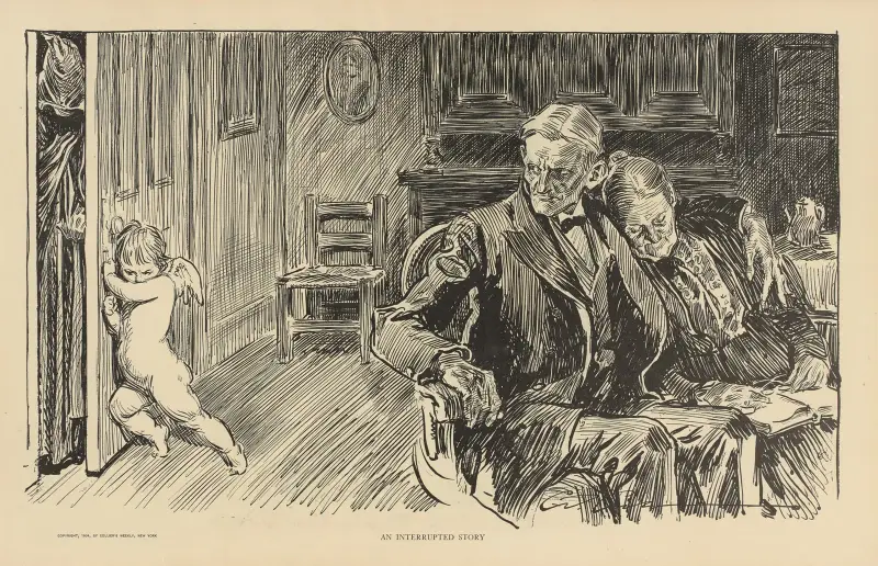 En avbruten historia av Charles Dana Gibson