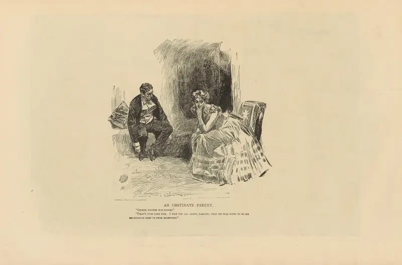 Ein hartnäckiger Elternteil von Charles Dana Gibson
