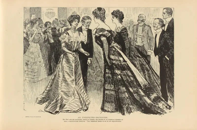 An unexpected encounter av Charles Dana Gibson