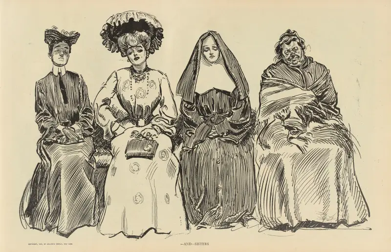 —Und—Schwestern von Charles Dana Gibson
