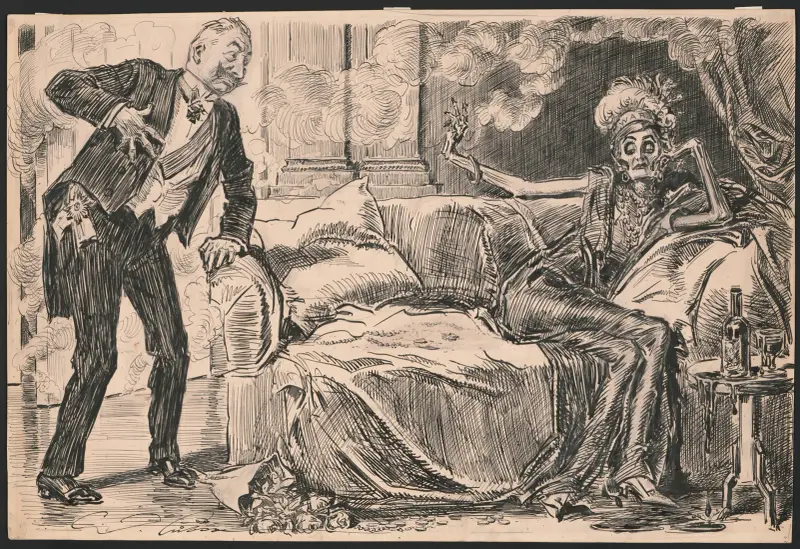And the fool, he called her his lady fair av Charles Dana Gibson