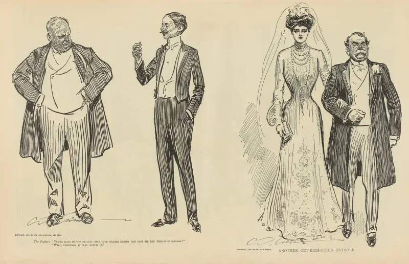 Noch ein Schnell-reich-Werden-Schwindel von Charles Dana Gibson