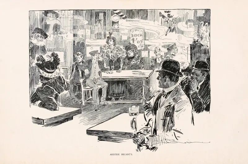 Aristide Bruants av Charles Dana Gibson