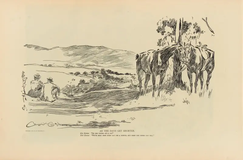När dagarna blir kortare av Charles Dana Gibson