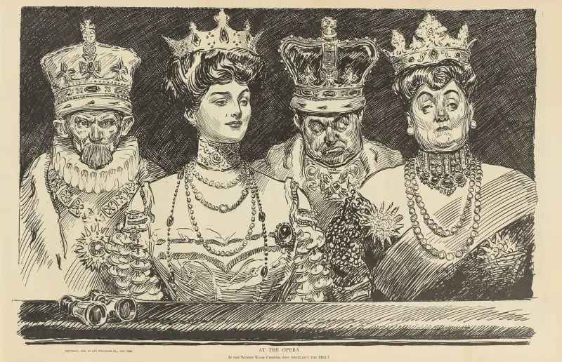 På operan av Charles Dana Gibson